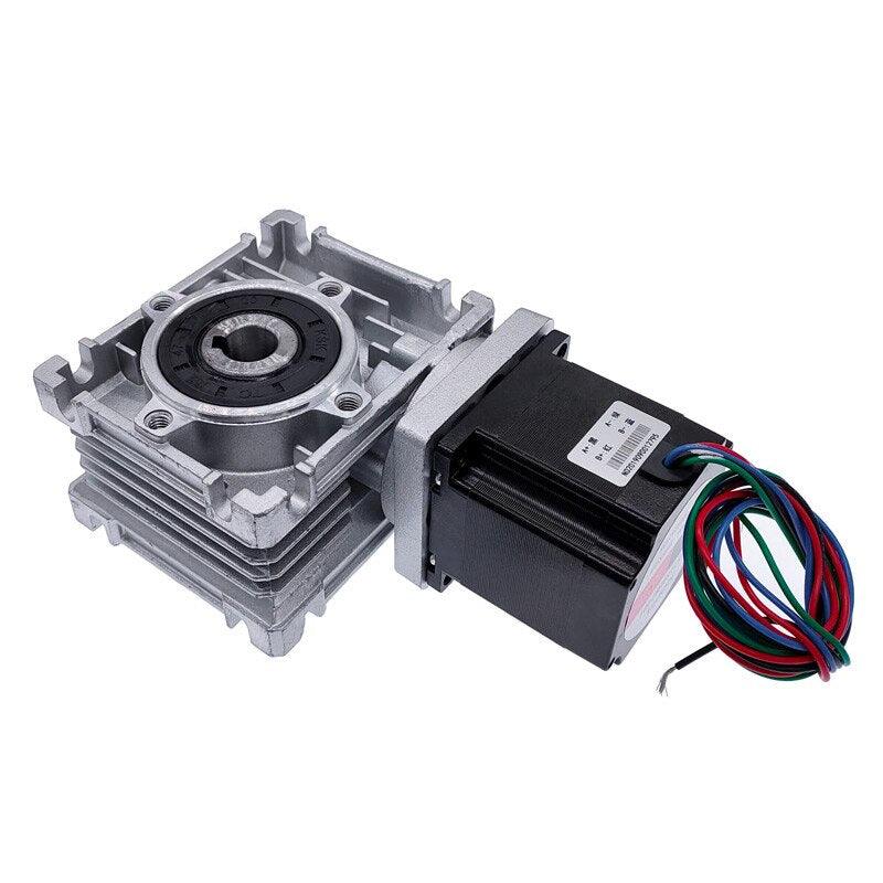 speed reducer worm DC motor gearbox RV030 14mm output 5:1-80:1 for NEMA 23 Motor.