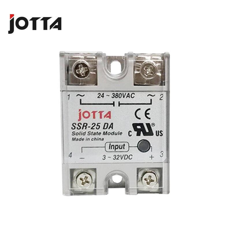 SSR -10DA/25DA/ 40DA DC control AC SSR white shell Single phase Solid state relay.