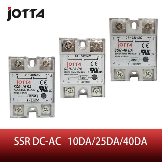 SSR -10DA/25DA/40DA DC control AC SSR Single phase Solid state relay.