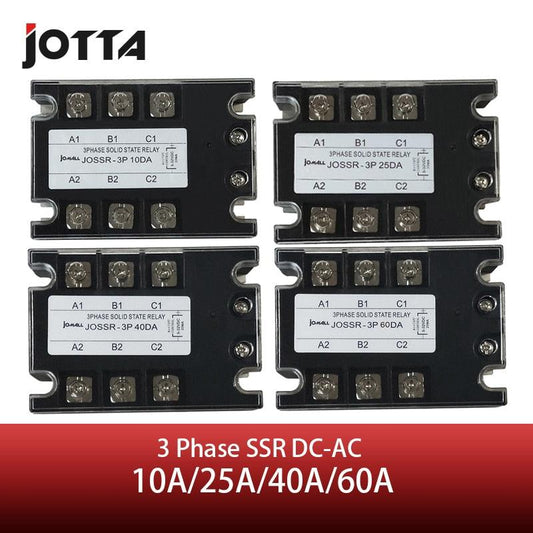 SSR 10DA/25DA/40DA/60DA DC Control AC Three Phase Solid State Relay.