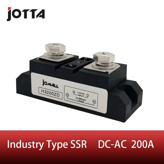 SSR-200A Industrial SSR 200A Input 3-32VDC;Output 24-680VAC industrial ssr relay 200a.