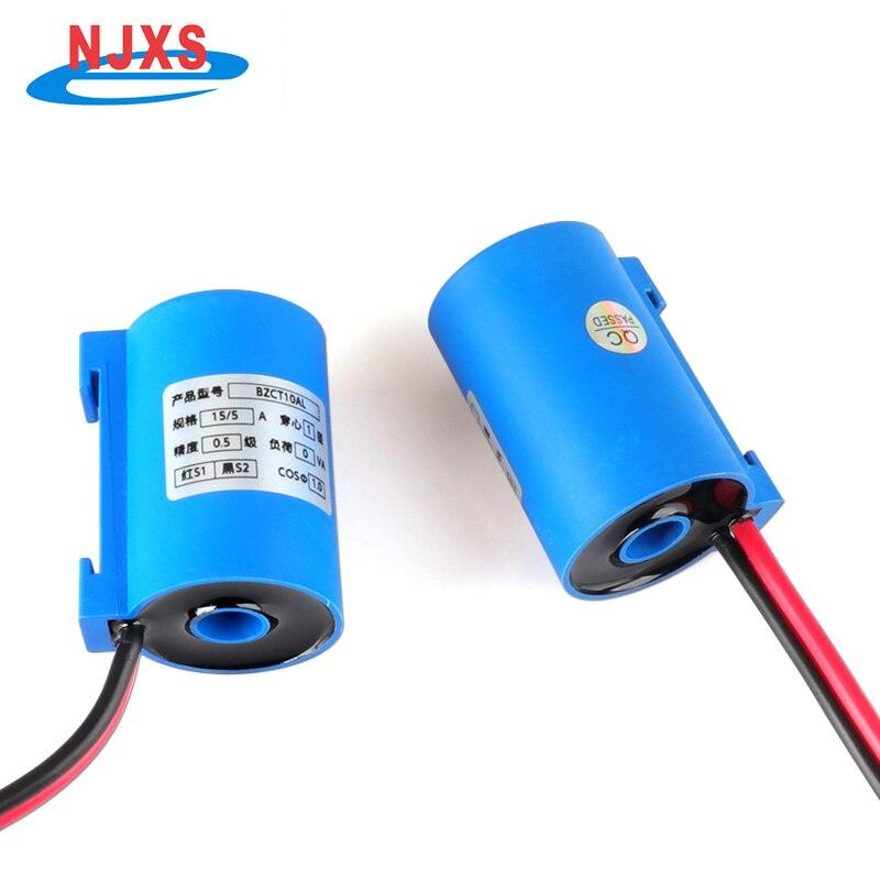 Standard Current Transformer 0.5 class single phase BZCT10AL-10A/5A 20A/5A 30/5 50A 5A high precision AC current CT ring type.