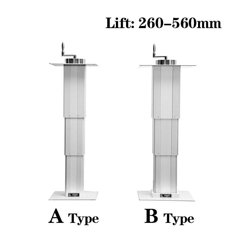 Tatami lift manual lifting table Max 65kg lift platform Lift 260-560mm.