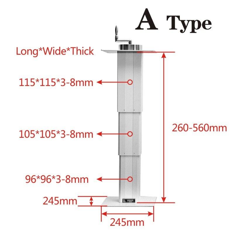 Tatami lift manual lifting table Max 65kg lift platform Lift 260-560mm.