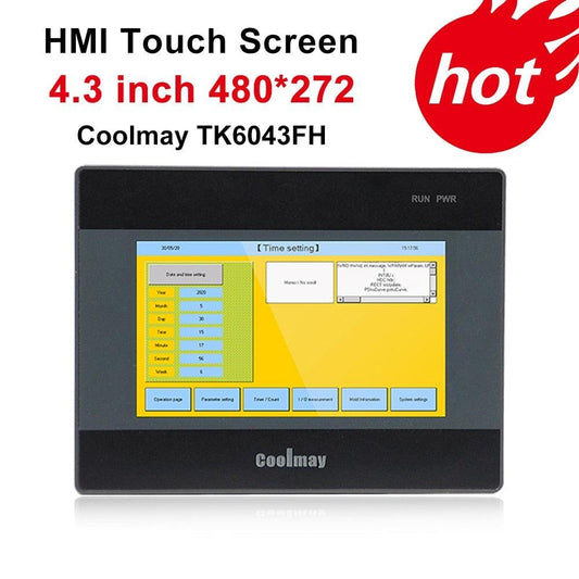 TK6043FH HMI touch screen 4.3 inch lcd panel 480*272 resolution industrial control.