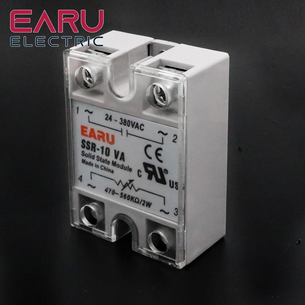 Universal Plastic Transparent Protection of Solid State Relay Front Cover.