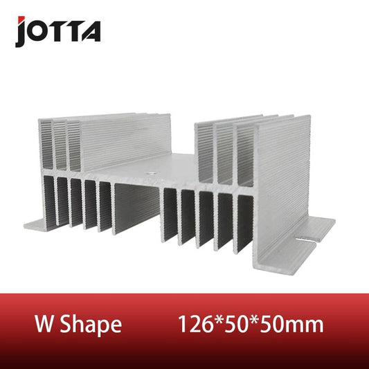 W shape Aluminum Heat Dissipation form 10A to 100A radiator.