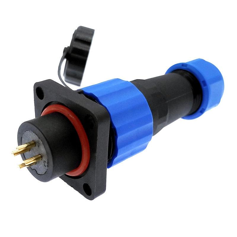 Waterproof connector SP16 IP68 cable connector plug & socket Male and Female 2 3 4 5 6 7 8 9 Pin,6 pin wire connector,sp16 connector