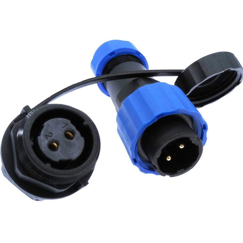 Waterproof connector SP16 IP68 cable connector plug & socket Male and Female 2 3 4 5 6 7 8 9 Pin,6 pin wire connector,sp16 connector
