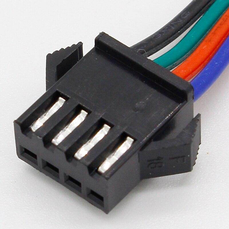 wholesale 10 pairs 4pin JST Connector Male Female Cable for SMD 5050/3528 RGB color LED Strip Wire WS2801 LPD8806 RGB LED Strip.