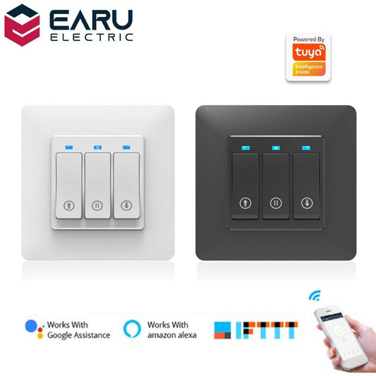 WiFi Timer Curtain Switch Controller for Roller Shutter Electric Motor TUYA Smart Life Smart Home Automation Google Home Alexa.wifi module curtain roller