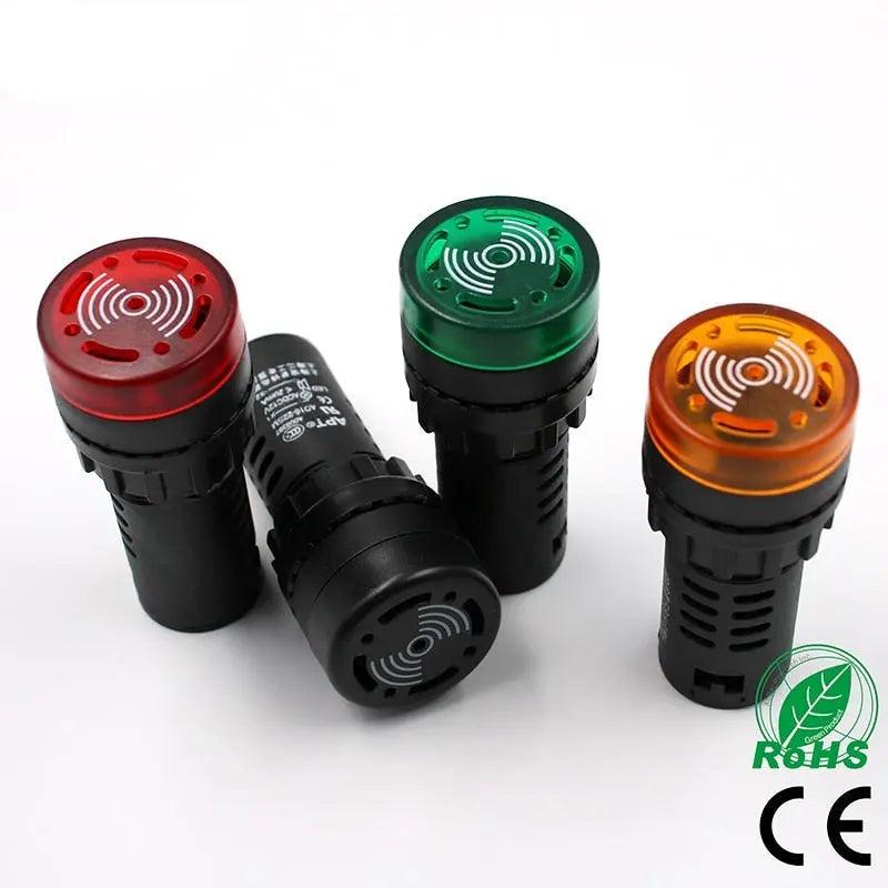 مؤشر LED ومصابيح التحذير