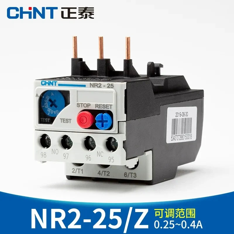 CHINT thermal overload relay, NR2 relay, CHINT NR2-25 0.25-0.4A