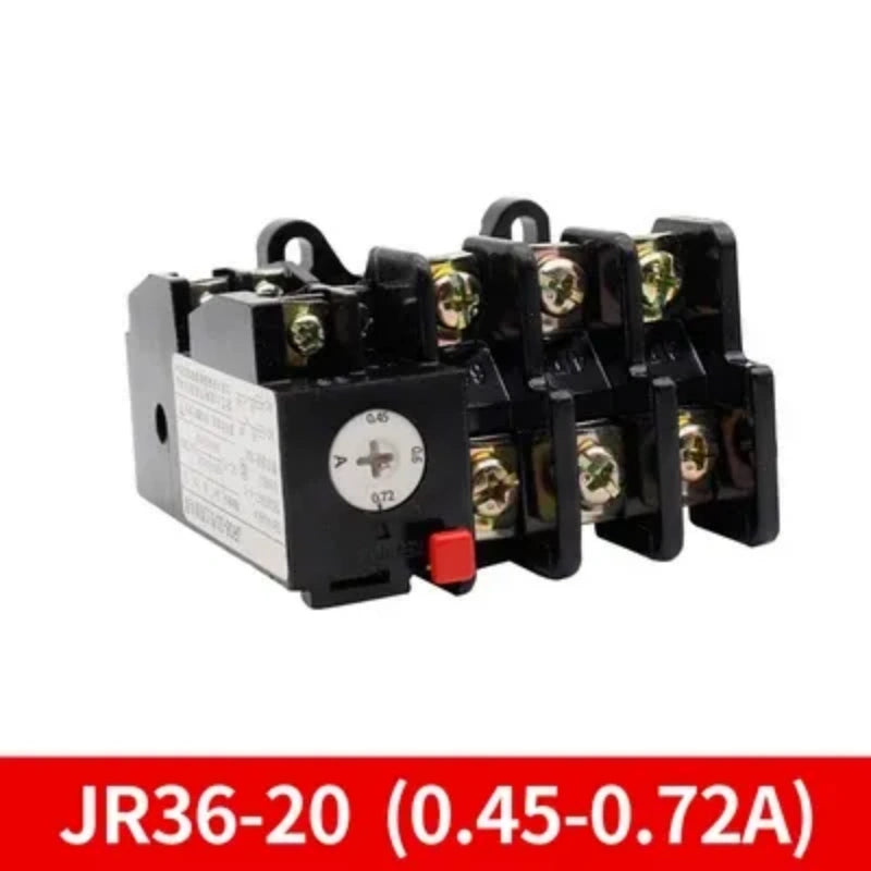 JR36 thermal overload relay, motor overload protector, phase loss protection relay,JR36-20 0.45-0.72a