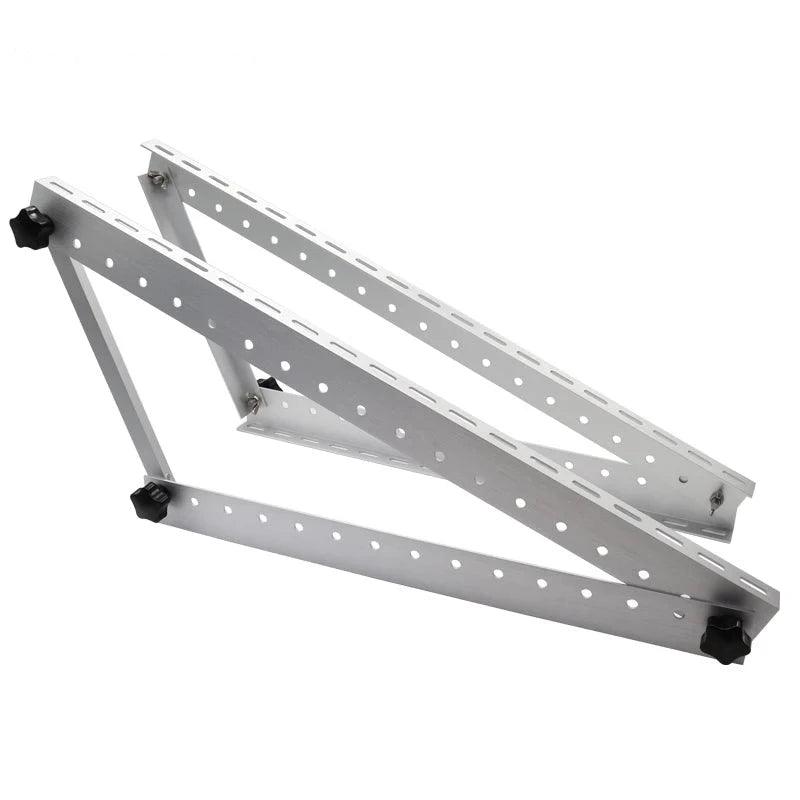 10 Set Triangle Aluminum Oblique Beam and Triangel Back Beam 550mm 100W 300W Solar Panel Roof Mounting Bracket for Van