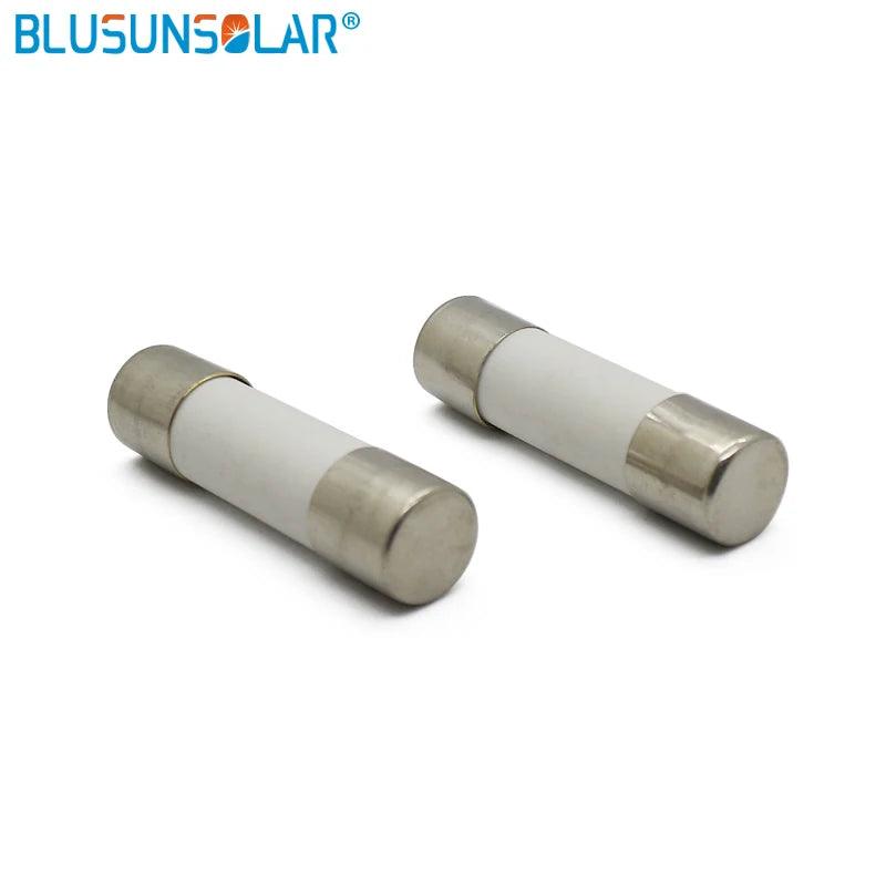 10 Sets PV Solar Fuse 500V DC 14*51Fuse, with LED Fuse Holder for Solar System Protection RT18-63X 1P