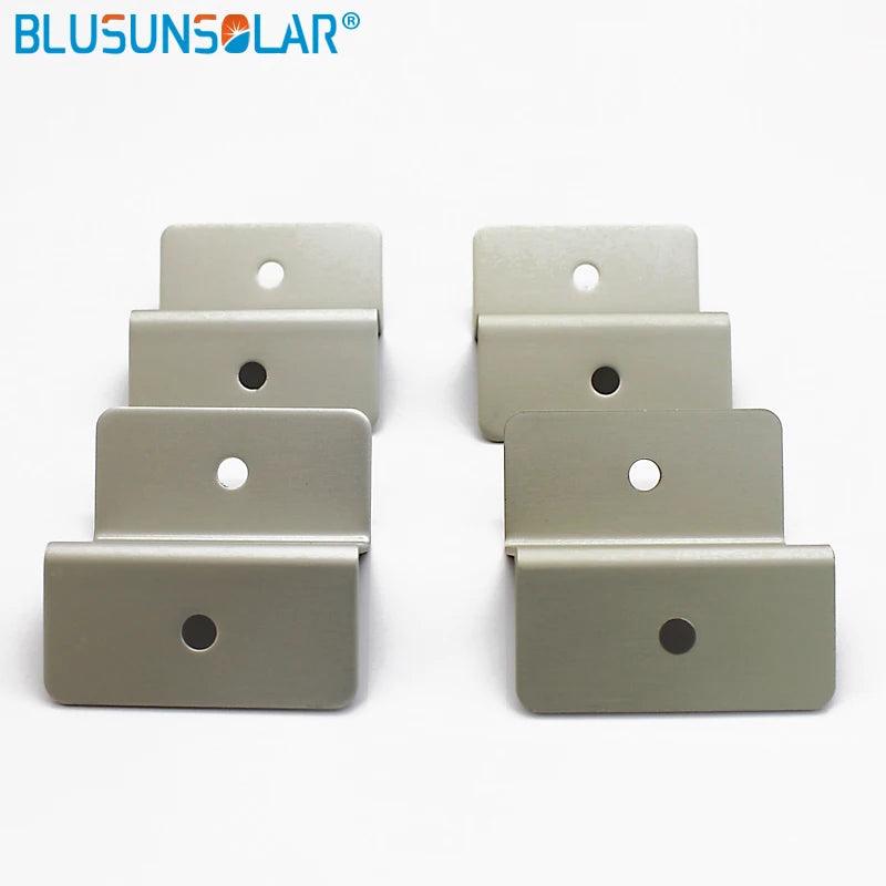 10 Sets Solar Z Mount Bracket 100% Aluminum Solar Panel Roof Mounting Bracket for Carvan Roof Power Accessories