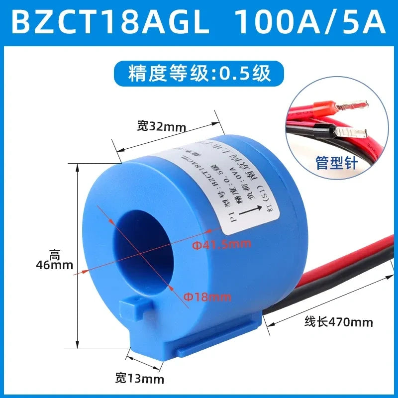 current transformer,BZCT18,BH0.66 CT,mini current transformer,1 turn current transformer,100a/5a 3 phase CT,0.5 class current transformer
