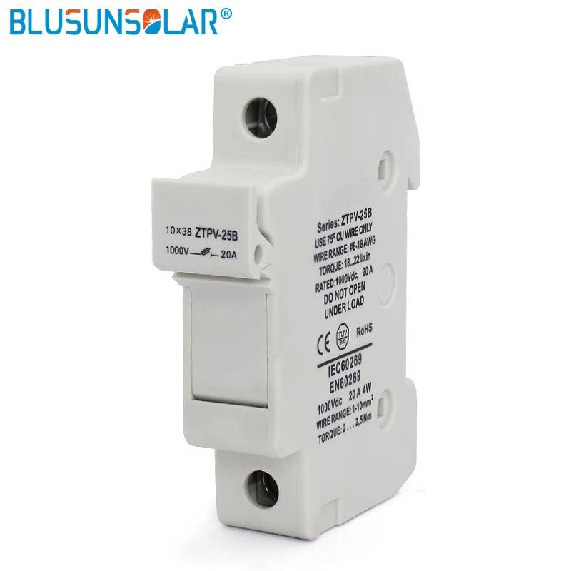 100 Pieces Solar PV Fuse Holders Fuse Link for PV Fuse Fusible 1000V DC Waterproof with  High Quality