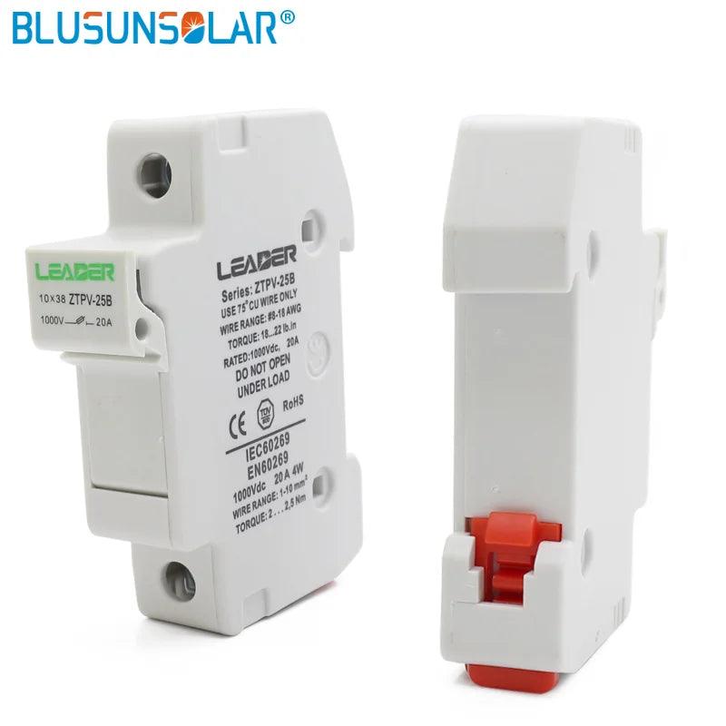 100 Pieces Solar PV Fuse Holders Fuse Link for PV Fuse Fusible 1000V DC Waterproof with  High Quality