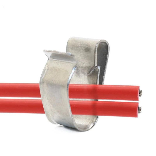 1000 PCS /Lot High Quality Stainless Steel Solar PV Cable Clip PV Solar Clamp for Solar Wire Cable