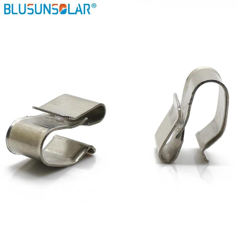 1000 PCS /Lot High Quality Stainless Steel Solar PV Cable Clip PV Solar Clamp for Solar Wire Cable