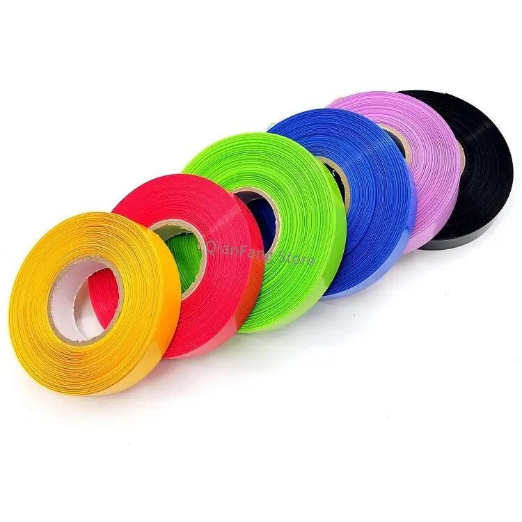 10M/roll PVC Heat Shrink Tube 30mm diameter/ Multicolor optional - electrical center b2c