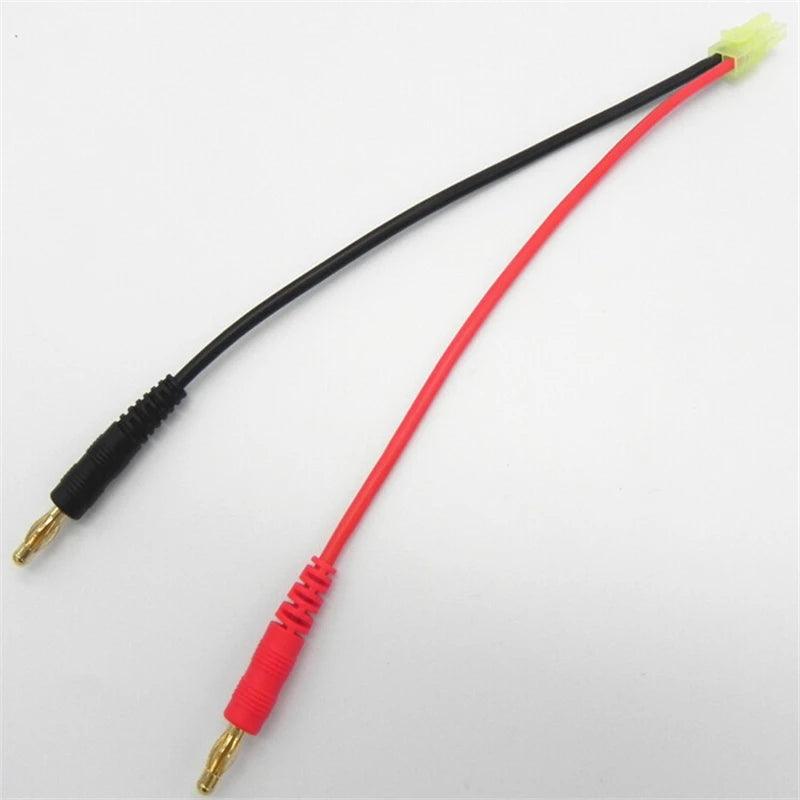 0PCS/Lot Mini Tamiya Connector 4.0mm Banana Plug with High Temperature Silicone Wire 14AWG Cable Lenght 15cm