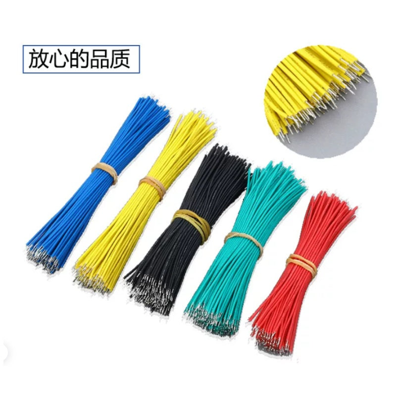 1000Pcs/Pack UL1007 Pre‑Cut Jumper Wire/ 16‑30AWG Lead‑Free PVC Hook‑up Wire, 100mm~300mm Short Wire