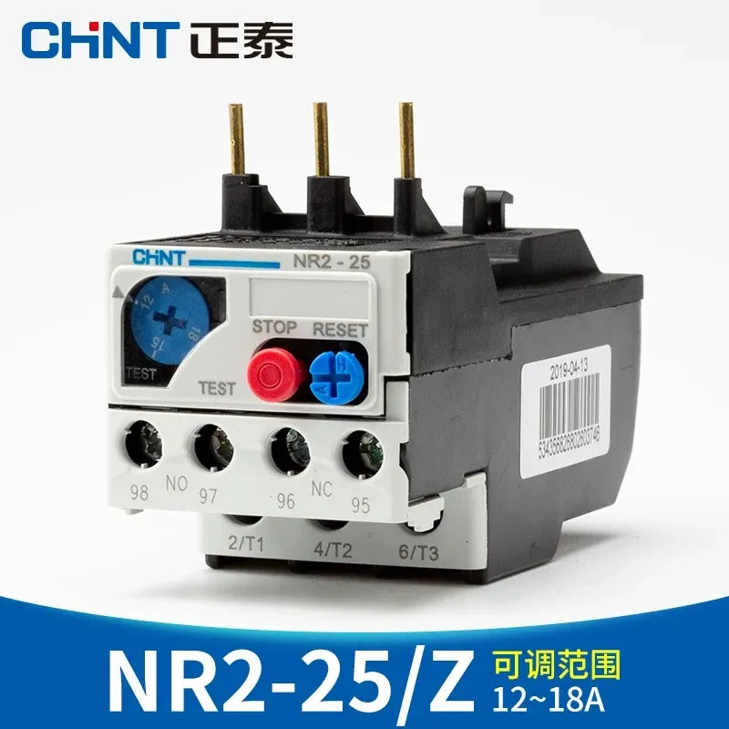 CHINT thermal overload relay, NR2 relay, CHINT NR2-25 12-18A