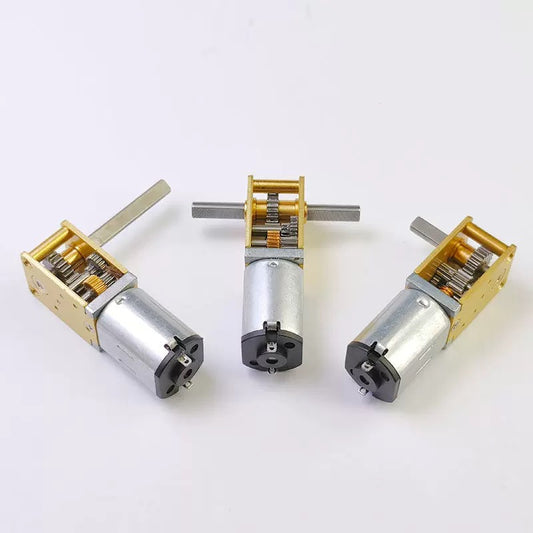 N20-1218 Self-Locking Worm Gear DC Motor | 3V/6V/12V Micro Low-Speed Motor for Smart Robots &amp; Cars