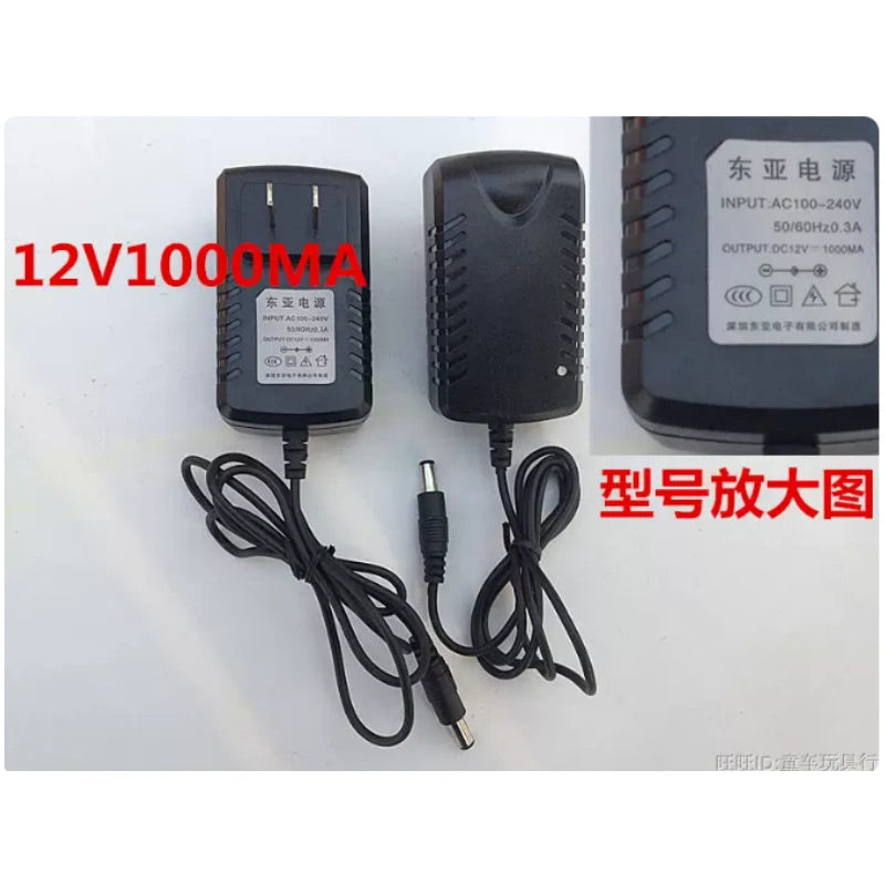 kids ride on car charger,12v battery charger,12V 1000MA battery charger fit 12V7Ah,12V10Ah battery