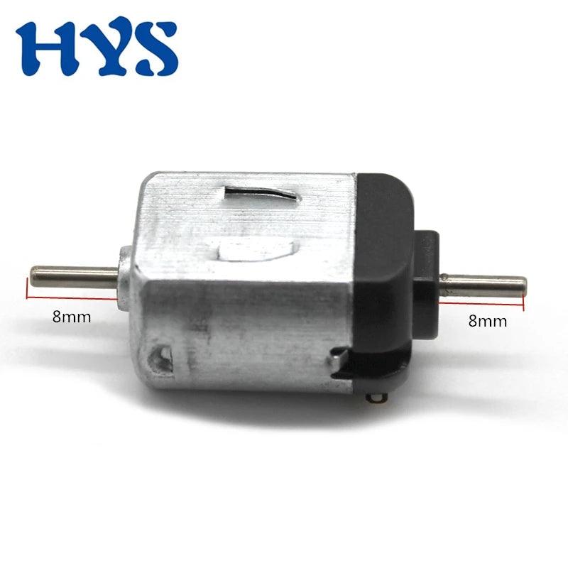 14pcs DC 1.5V-3V 11000RPM Mini 130 Motor Dual Shaft Double 2mm Axis DIY Hobby Toy Car Fan Model Micro 15mm*20mm Electric Motor