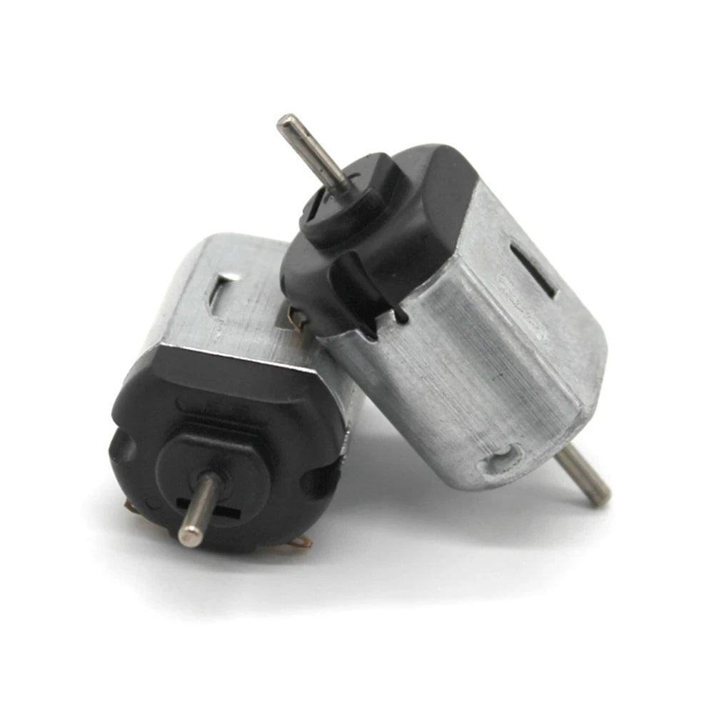 14pcs Mini 130 DC 1.5V-3V 11000RPM Motor Dual Shaft Double 2mm Axis DIY Hobby Toy Car Fan Model Micro 15mm*20mm Electric Motor
