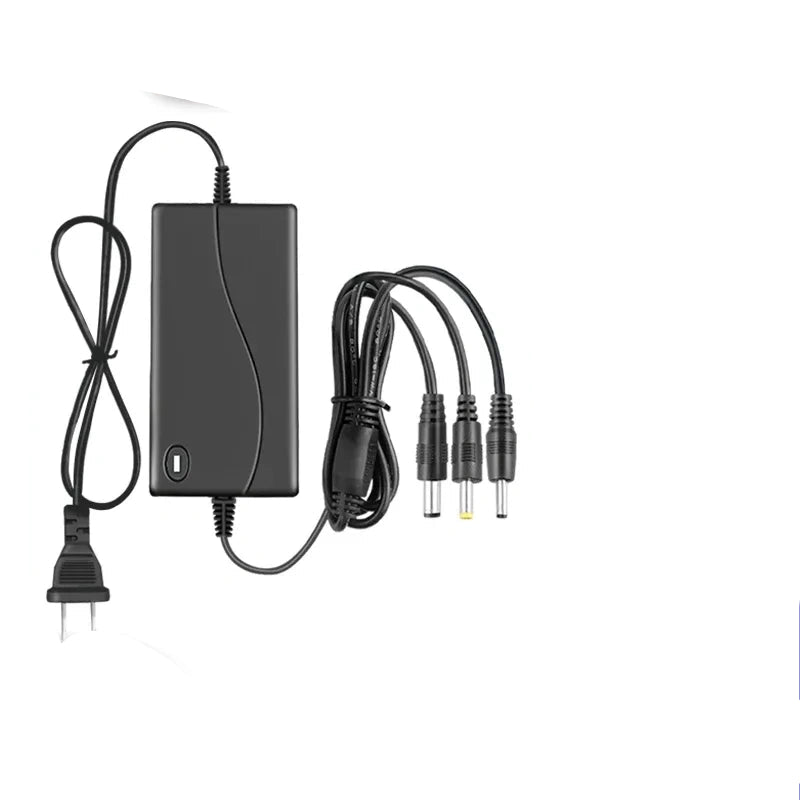 15V4A 3-in-1 connector charger, 5.5mm DC power supply, US plug speaker charger, dance party speaker charger, center positive power adapter
