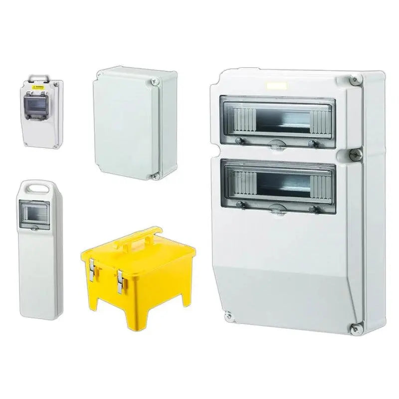 1Pcs Outdoor mobile portable power distribution box plastic waterproof industrial socket box portable power maintenance emptybox - electrical center b2c