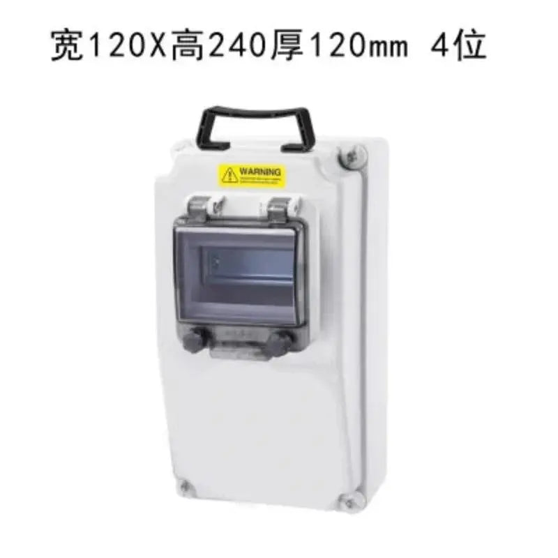 1Pcs Outdoor mobile portable power distribution box plastic waterproof industrial socket box portable power maintenance emptybox - electrical center b2c