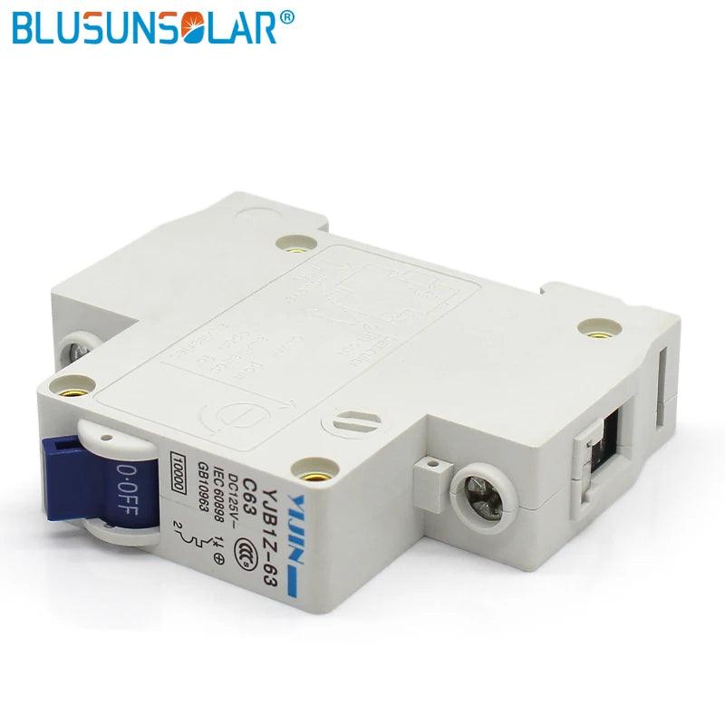 1P 63A DC125V DC Circuit Breaker SOLARB for DC Solar PV System