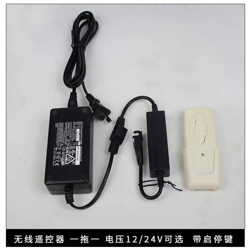Linear Actuator Motor Controller Kit, Wired & Wireless Remote Control, 12V/24V, 1-to-1/1-to-2/1-to-3/1-to-4, AC220V Power Supply