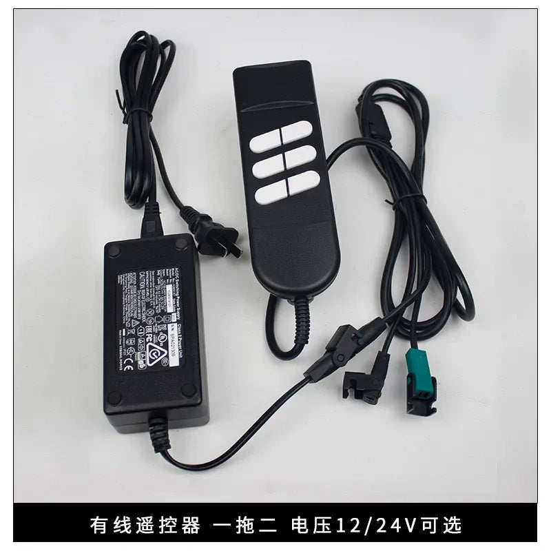 Linear Actuator Motor Controller Kit, Wired & Wireless Remote Control, 12V/24V, 1-to-1/1-to-2/1-to-3/1-to-4, AC220V Power Supply