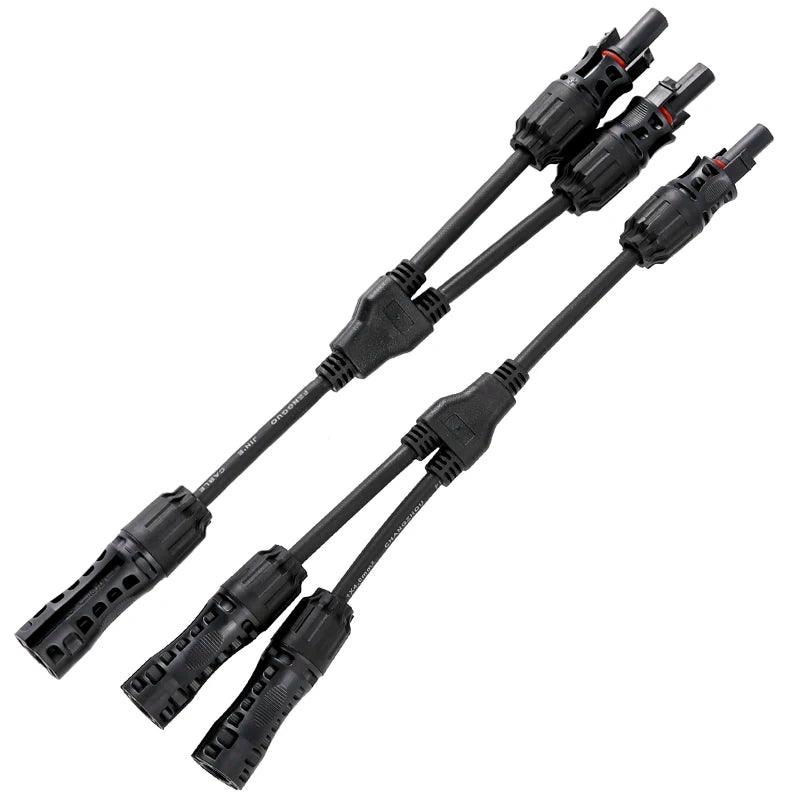 Wholesale 2 To 1 Hot Selling PV Y Branch Connector With 4mm2 1000V 30A Solar Cable For pv Stecker combiner box 2 in 1 out