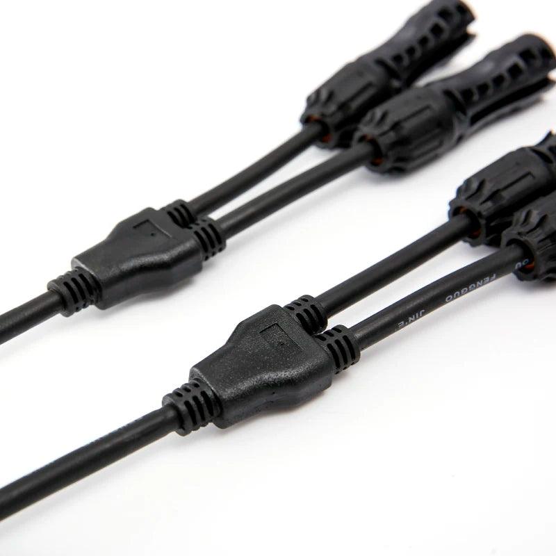 Wholesale 2 To 1 Hot Selling PV Y Branch Connector With 4mm2 1000V 30A Solar Cable For pv Stecker combiner box 2 in 1 out