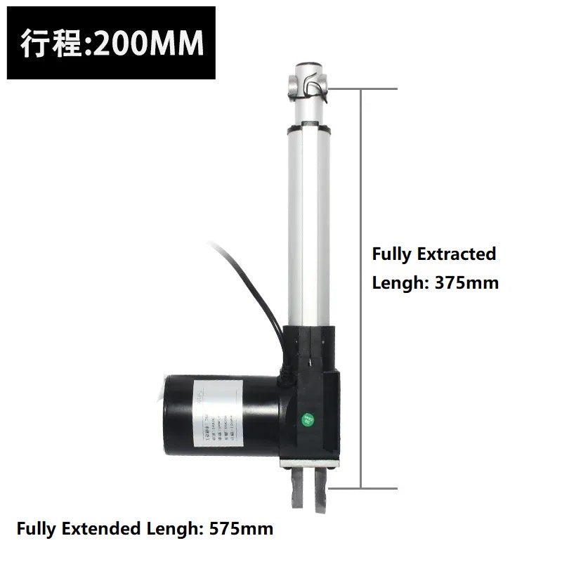 heavy duty linear actuator, 6000n linear actuator, 12v linear actuator, 24v linear actuator, electric telescopic rod, hospital bed linear actuator, industrial lifting actuator, high thrust linear actuator, dc linear actuator, reciprocating linear actuator