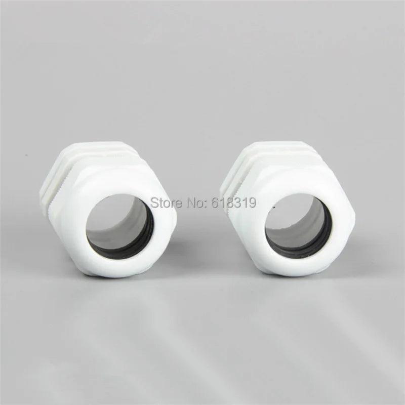 200pcs/lot PG9 Cable Gland IP68 Waterproof Connector Diameter 3-6.5mm Nylon Plastic Wire Glands