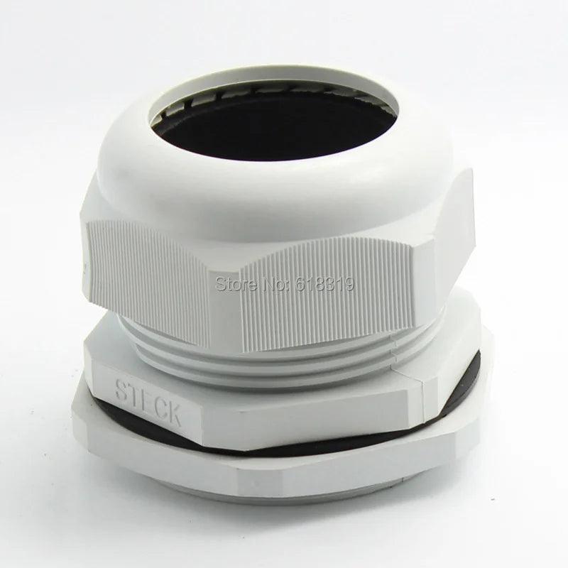 200pcs/lot PG9 Cable Gland IP68 Waterproof Connector Diameter 3-6.5mm Nylon Plastic Wire Glands