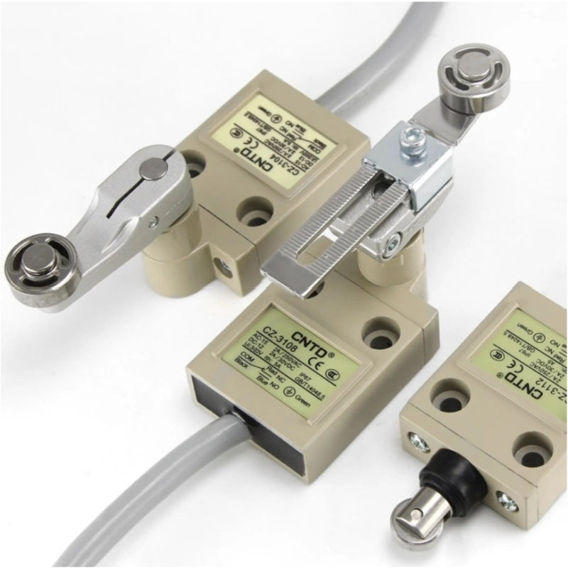 CNTD CZ3 Limit Switch ,IP67 Waterproof Switch ,Limit Switch With Cable ,Industrial Micro Switch,CZ3112 CZ3108 ,Roller Lever Switch ,2A 250VAC Aluminum Housing Switch  