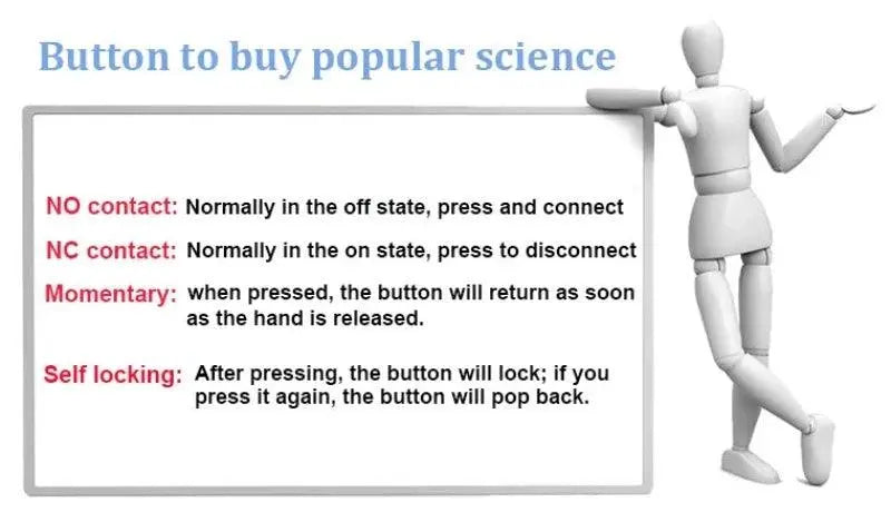 22mm LA38A-11BN LA38A-11ZS LA38A-11M Momentary self locking knob emergency stop mushroom emergency start control button switch - electrical center b2c