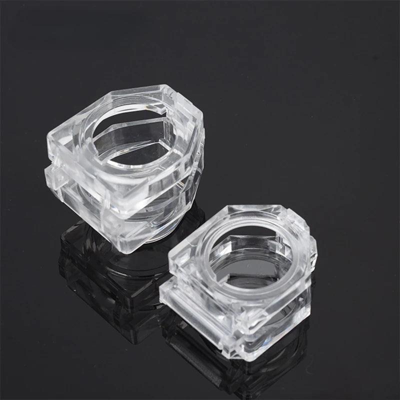 22mm button protective cover transparent square knob switch protective cover flat button reset button high button