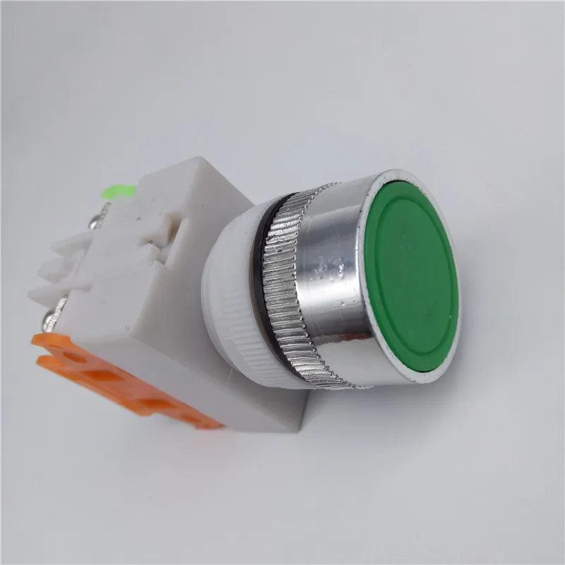 22mm LAY37 Y090 Self-reset Push button switches Red Green Blue Yellow White Black 1NO 1NC 10A250VAC