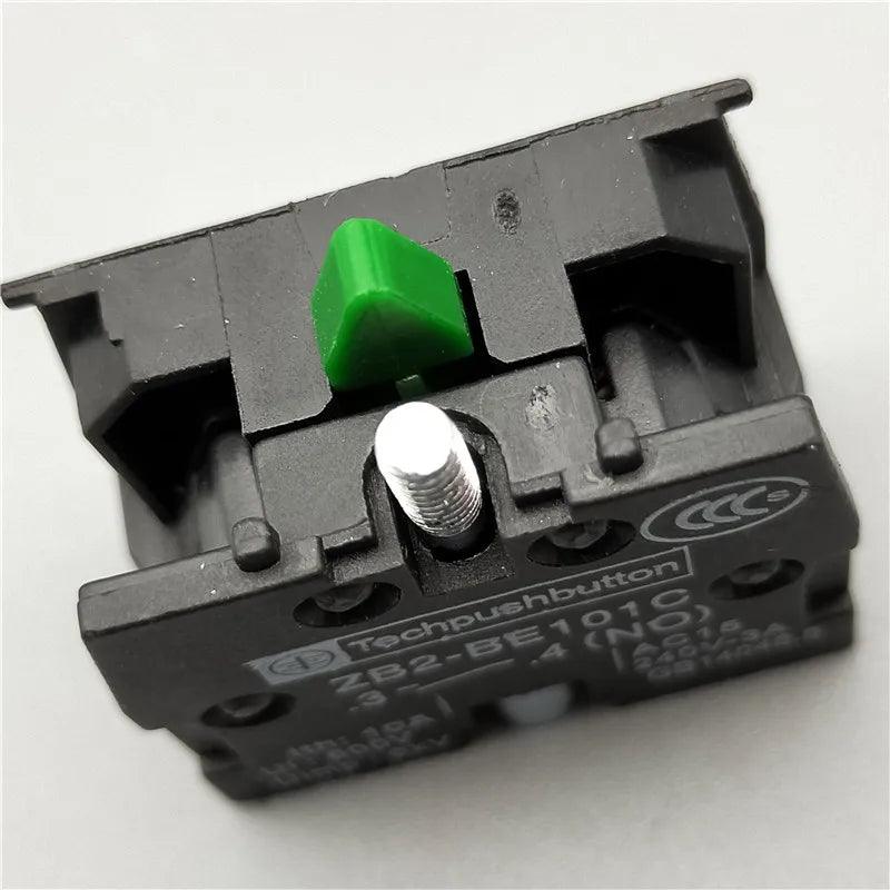 22mm XB2-BD21 BD23 BD25 BD33 BD45 BD53 1NO/2NO/1NO1NC 2/3 Position Self Locking / Self Resetting Selector Knob Switch